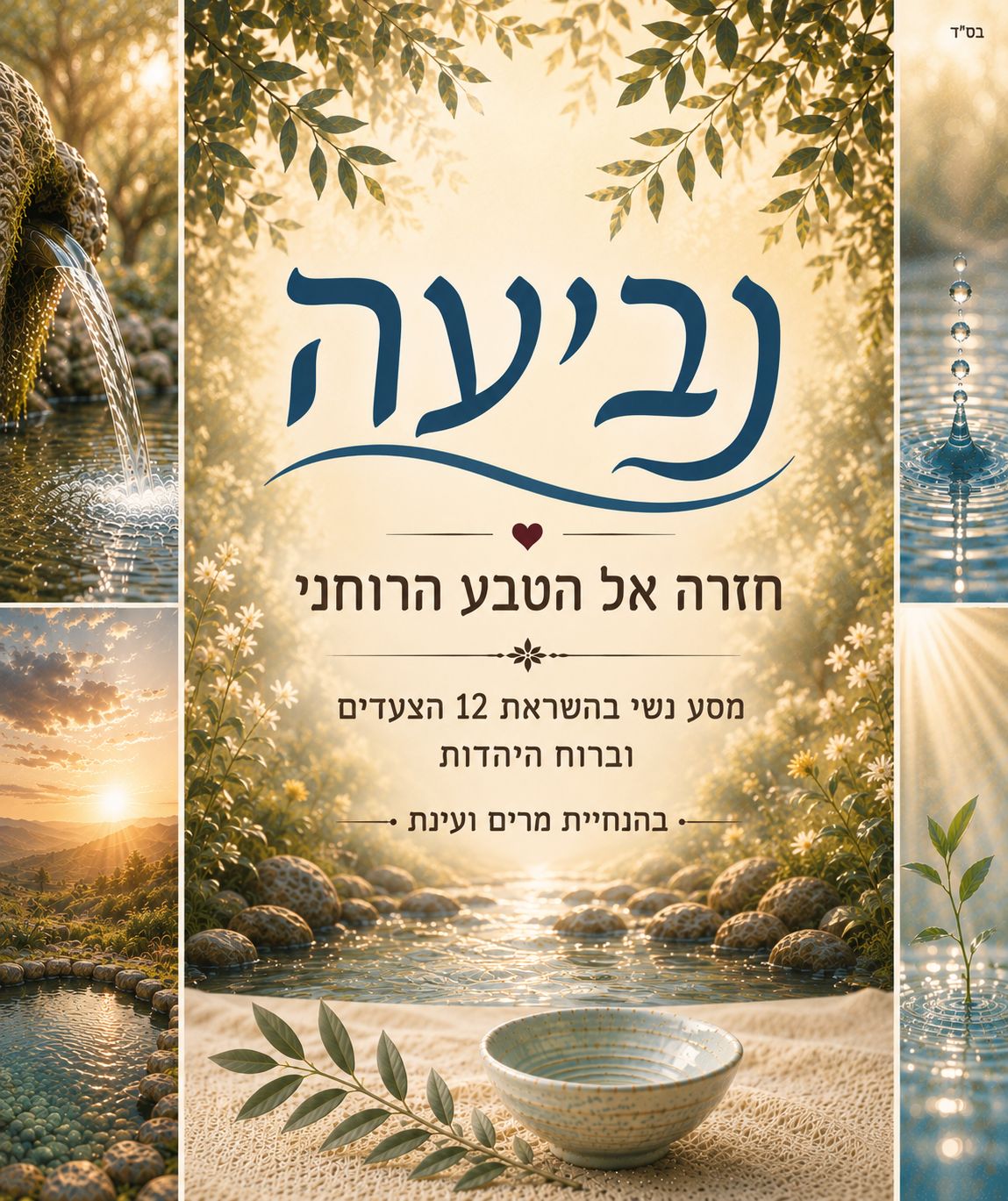 מסע רוחני לנשים בסדנא של עינת מתוק - 12 הצעדים ברוח היהדות